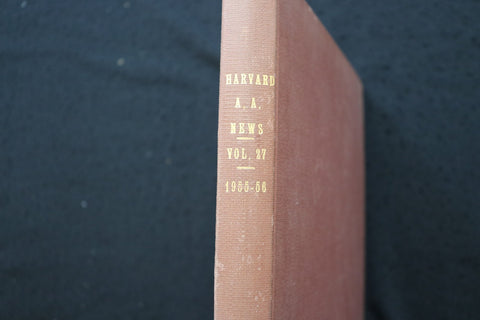1955 HARVARD FOOTBALL PROGRAMS - BOUND VOLUME - TED KENNEDY - KD 9572