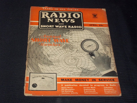 1935 APRIL RADIO NEWS & SHORT WAVE RADIO MAGAZINE - ANNUAL ISSUE - E 4817