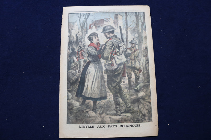 1917 NOV 4 LE PETIT JOURNAL SUPPLEMENT ILLUSTRE MAGAZINE -GEN LARDEMELLE-NP 8823
