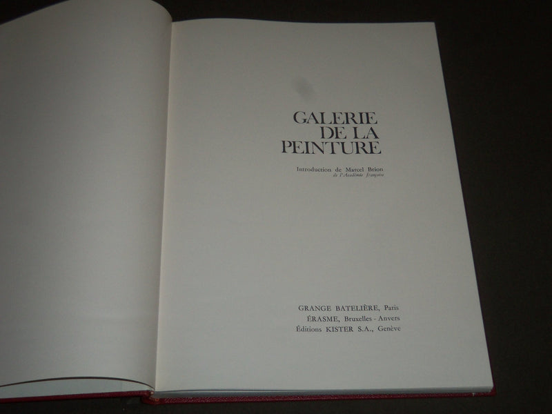 1970 GALLERIE DE LA PEINTURE 3 VOLUME BOXED SET - FRENCH - I 1258