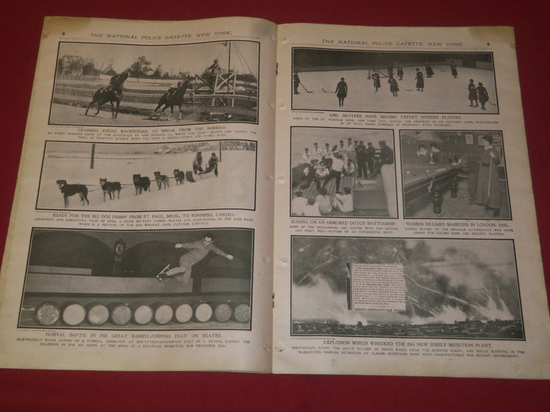 1917 FEBRUARY 3 THE NATIONAL POLICE GAZETTE MAGAZINE - GEORGE DEWEY - B 5765