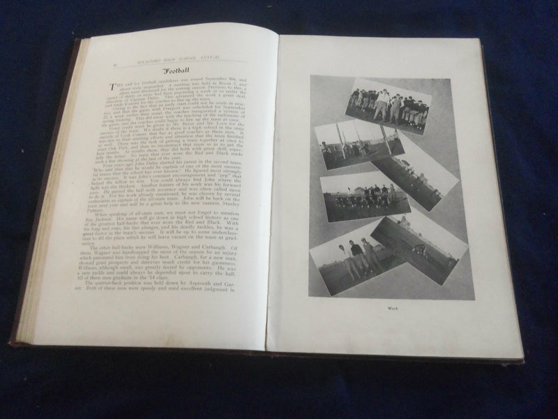 1914 THE ANNUAL ROCKFORD HIGH SCHOOL YEARBOOK - ROCKFORD, ILLINOIS - YB 2593
