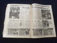 1986 OCTOBER 16 NEW YORK NEWSDAY NEWSPAPER - N.Y METS NL CHAMPIONS - NP 6087