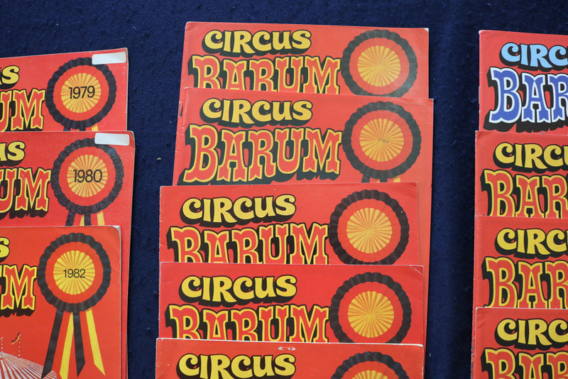1979-1994 CIRCUS BARNUM PROGRAMS - GERMAN - LOT OF 12 - O 3530