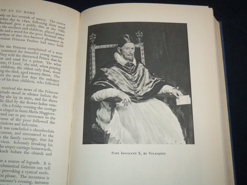 1950 AND SO TO ROME HARDCOVER BOOK BY CECIL ROBERTS - LONDON - KD 4670J
