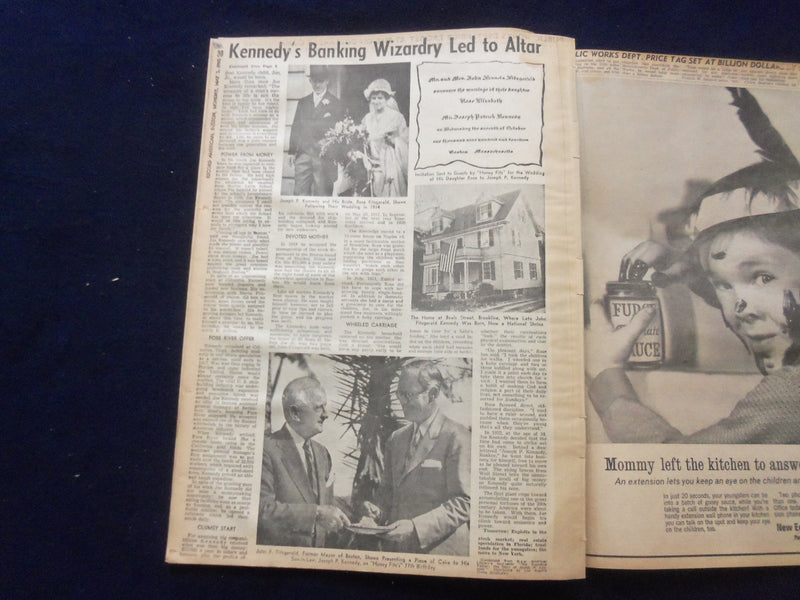 1965 MAY 3 BOSTON RECORD AMERICAN NEWSPAPER DOUBLE MURDER IN LOVERS LANE-NP 6280