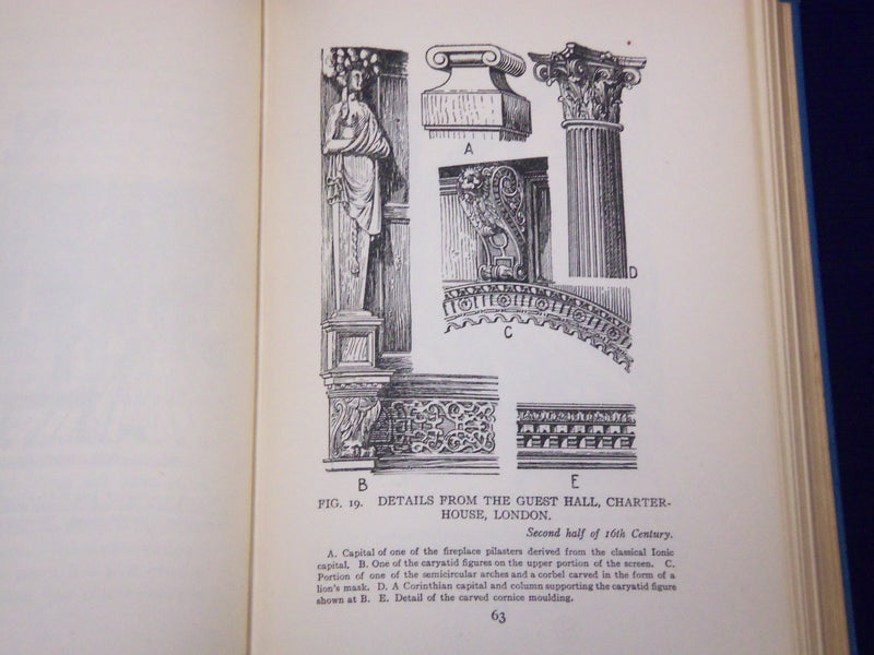 1926 ENGLISH ROOMS AND THEIR DECORATION AT A GLANCE BOOK BY HAYWARD - KD 910C