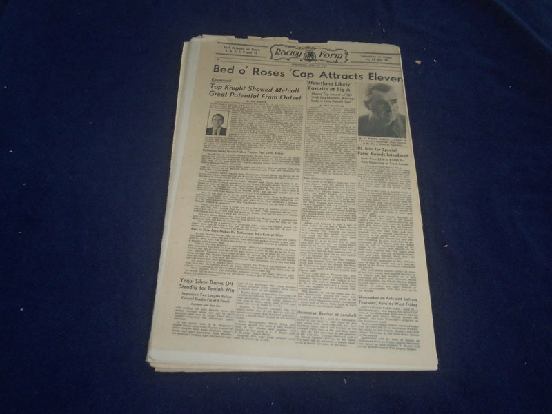 1969 APRIL 23 THE DAILY RACING FORM - NINE CONTEST WINDY CITY HANDICAP - NP 5510
