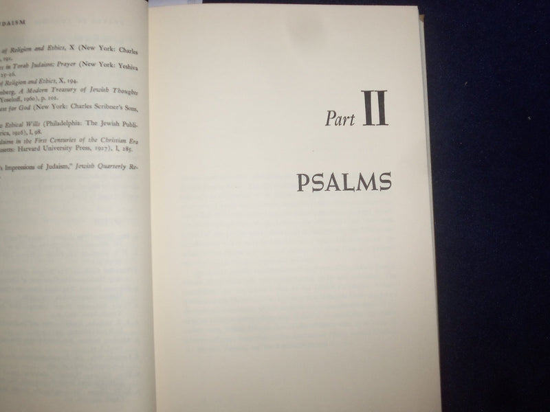 1968 PRAYER IN JUDAISM HARDCOVER BOOK BY BERNARD MARTIN - KD 8943