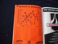 19895 NOVEMBER 18 FOOTBALL PROGRAM - SYRACUSE UNIV VS BOSTON COLLEGE - SP 3624R