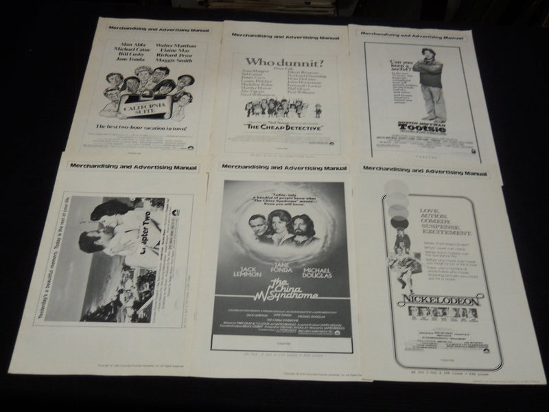 1970'S ASSORTED MOVIE PRESSBOOKS - 18 PIECES - O 3803