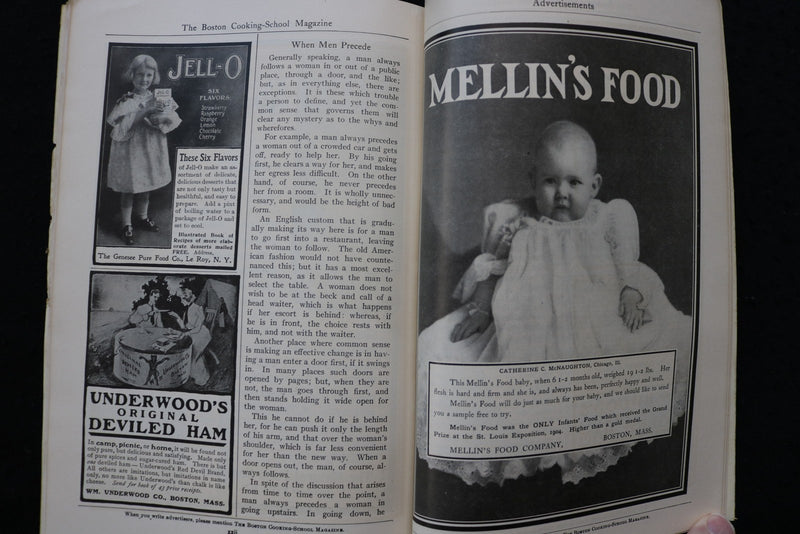 1905 APRIL THE BOSTON COOKING SCHOOL MAGAZINE - K 2921