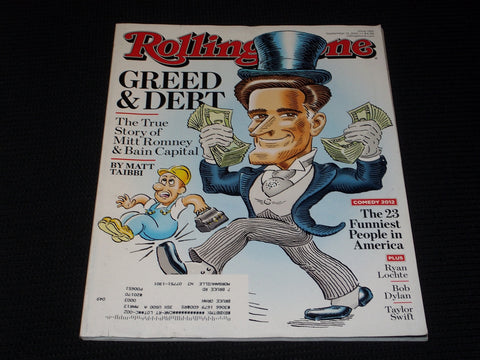 2012 SEPTEMBER 13 ROLLING STONE MAGAZINE - MITT ROMNEY FRONT COVER - E 1726