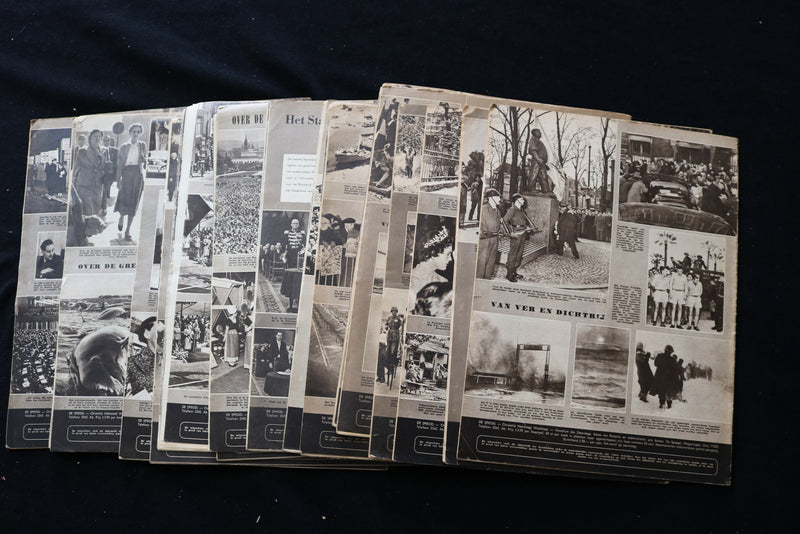 1955 DE SPIEGEL CHRISTELUK NATIONAAL MAGAZINE - LOT OF 18 - DUTCH - O 3706