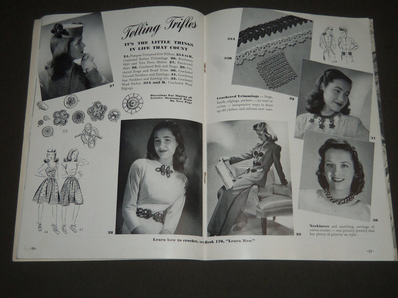 1942 MAKE AND MEND FOR VICTORY BOOK NO. 5-10 - GREAT PHOTOS - J 2309