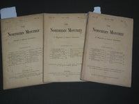 1867-1868 THE NORTHERN MONTHLY MAGAZINE OF GENERAL LITERATURE LOT OF 3 - WR 870