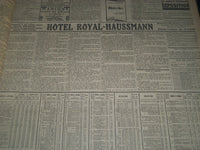 1929 JANUARY-MARCH LE TEMPS FRENCH NEWSPAPER BOUND VOLUME - VB 18