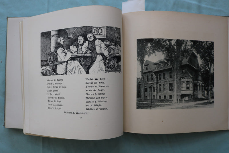 1891 THE YALE BANNER - SEMI CENTENNIAL VOLUME - HARDCOVER BOOK - KD 9619