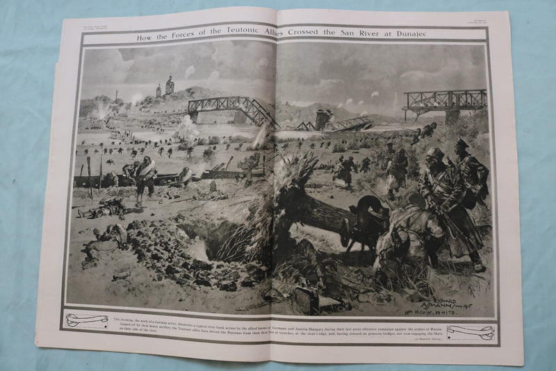 1915 OCTOBER 28 NEW YORK TIMES MID-WEEK PICTORIAL - BULGARIAN BALLOON - NP 9152