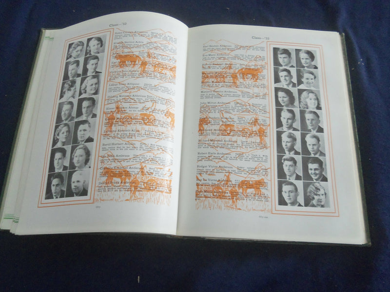 1933 THE ANNUAL ROCKFORD HIGH SCHOOL YEARBOOK - ROCKFORD, ILLINOIS - YB 2608