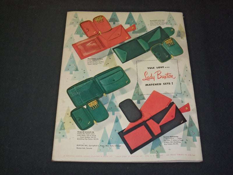 1948 DECEMBER MADEMOISELLE MAGAZINE - CHRISTMAS ISSUE - SP 6747