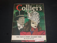 1940 MARCH 30 COLLIER'S MAGAZINE - THE POPE'S FIGHT AGAINST TIME - SP 8273