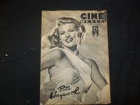 1947 APRIL 25 CINE REVUE FRENCH MAGAZINE - RITA HAYWORTH COVER - E 24732