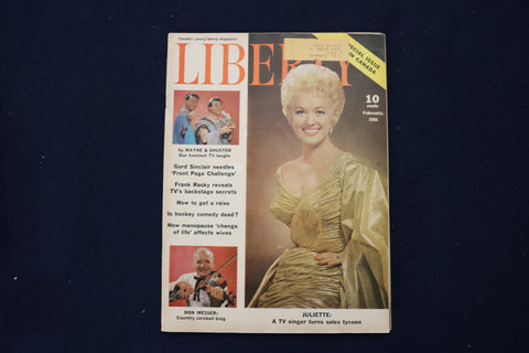 1961 FEBRUARY LIBERTY MAGAZINE - JULIETTE COVER - E 19027