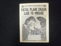1937 FEB 21 NEW YORK SUNDAY MIRROR - FATAL PLANE CRASH LAID TO MIRAGE - NP 2318