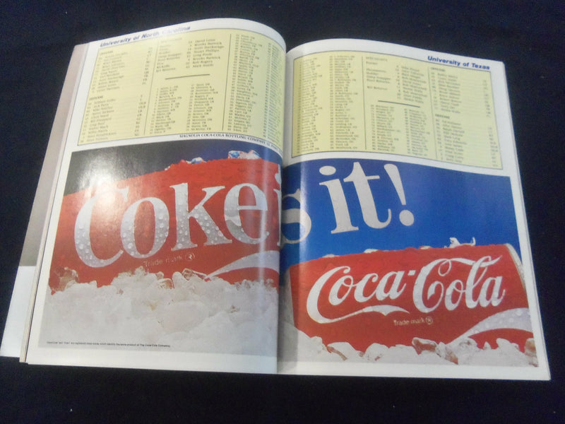 198 DEC 25 SUN BOWL PROGRAM - NO. CAROLINA STATE UNIV VS UNIV TEXAS - ST 5005S