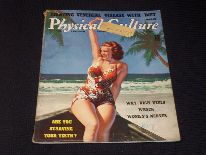 1939 MAY PHYSICAL CULTURE MAGAZINE NICE EXERCISE WORKOUT ISSUE - E 3748
