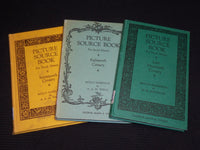 1959-1961 PICTURE SOURCE BOOK LOT OF 3 - 17TH, 18TH & 19TH CENTURIES - KD 3409N