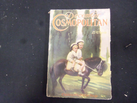 1909 DECEMBER COSMOPOLITAN MAGAZINE - NICE COVER, ADS AND ARTICLES - ST 3032