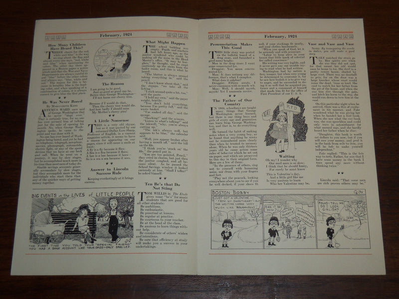 1923-1924 THE BUSY BEE MAGAZINE LOT OF 3 - HOME SAVINGS BANK BOSTON - K 1213
