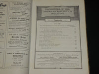 1922 DAUGHTERS OF THE AMERICAN REVOLUTION MAGAZINE LOT OF 2 ISSUES - J 6943