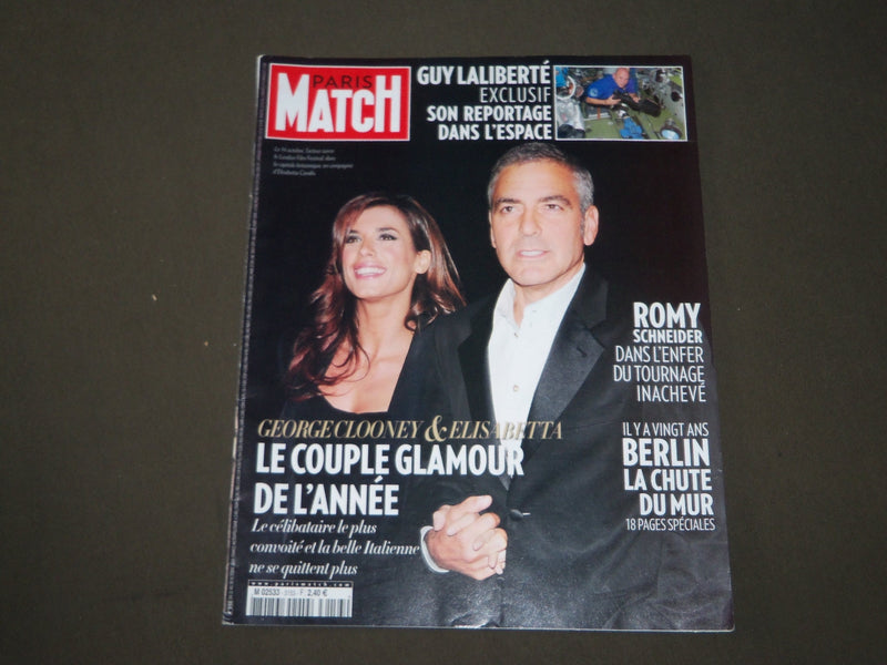 2009 OCTOBER 22-28 PARIS MATCH (FRENCH) MAGAZINE - GEORGE CLOONEY - SP 9962