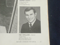 1968 NOV FOOTBALL GAME PROGRAM- ARMY VS PENN STATE- JACK HAM- KWALICK - ST 6044L