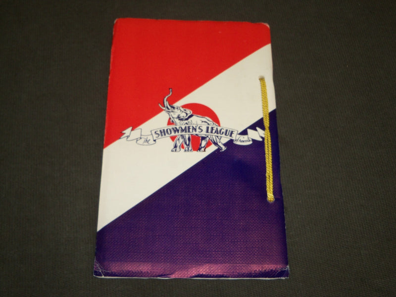 1941 SHOWMEN'S LEAGUE OF AMERICA BANQUET & BALL PROGRAM - CHICAGO - J 3539