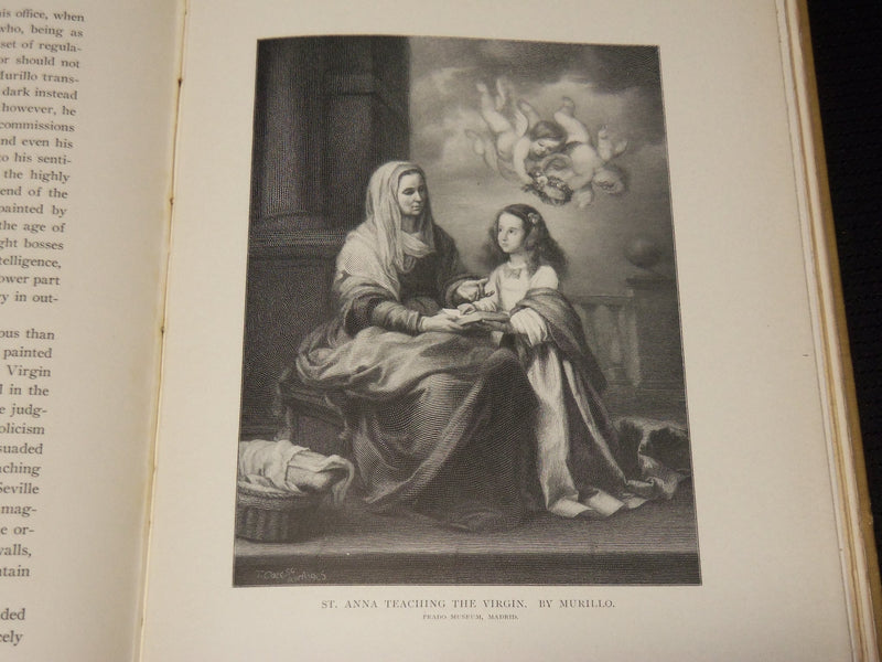 1907 OLD SPANISH MASTERS BOOK BY CAFFIN - ENGRAVED BY TIMOTHY COLE - KD 6132B