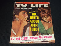 1961 FEBRUARY TV PICTURE LIFE MAGAZINE - DEBBIE REYNOLDS & LIZ TAYLOR - E 17226