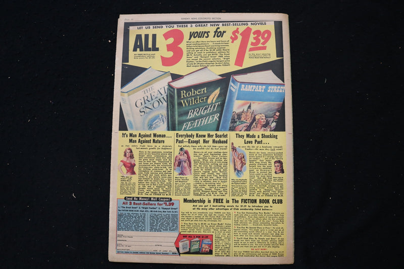 1949 JAN 30 SUNDAY NEW YORK NEWS MAGAZINE - FLORENCE MARLY COVER - E 26152