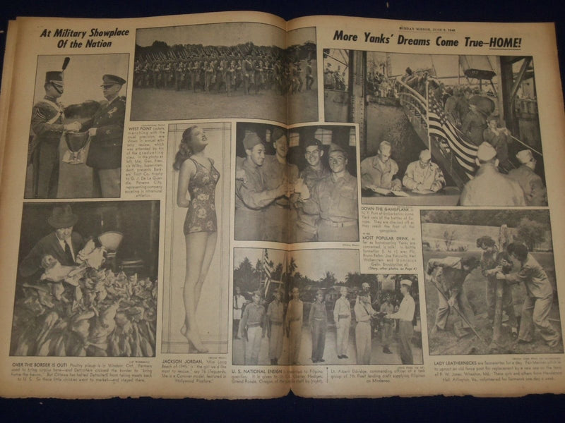 1945 JUN 3 NEW YORK SUNDAY MIRROR - SEE 25 PERCENT CUT IN CANNED FOODS - NP 1797