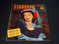 1944 MARCH STARDOM MAGAZINE - LORETTA YOUNG FRONT COVER - E 20160