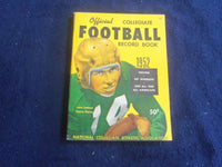 1952 OFFICIAL COLLEGIATE FOOTBALL RECORD BOOK - JOHN LATTNER COVER - SP 7492R