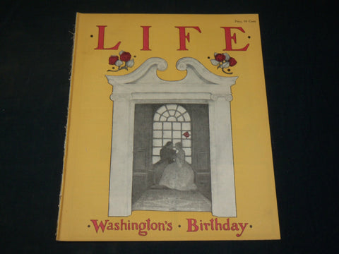 1905 FEBRUARY 16 LIFE MAGAZINE - WASHINGTON'S BIRTHDAY ISSUE - ILLUS. - B 4589R