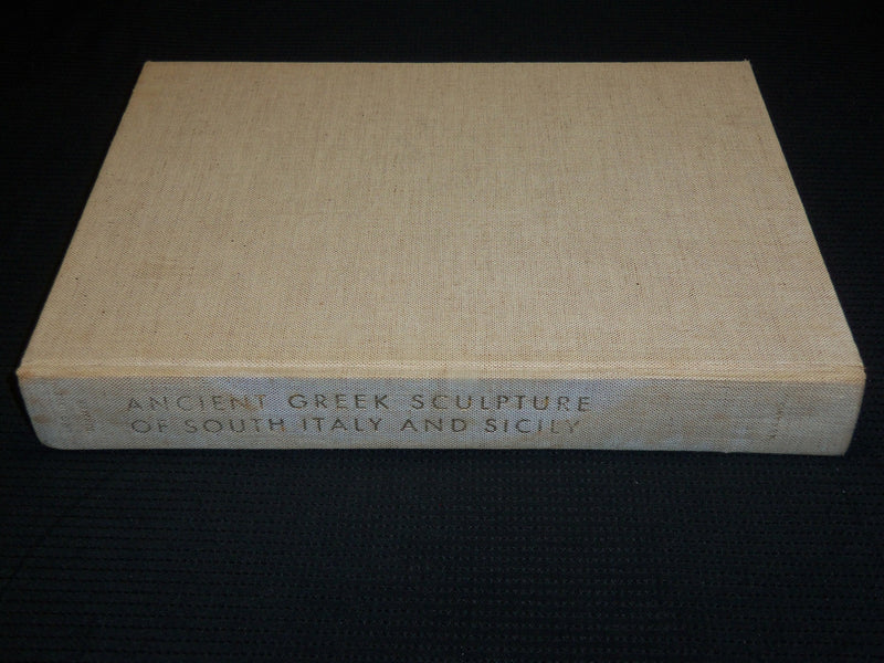 1965 ANCIENT GREEK SCULPTURE OF SOUTH ITALY AND SICILY HARDCOVER BOOK - R 714B