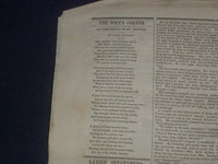 1849 FEB 17 MASSACHUSETTS PLOUGHMAN-DEATH OF MY MOTHER BY PARK BENJAMIN- NP 5161