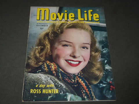 1949 DECEMBER MOVIE LIFE MAGAZINE - DIANA LYNN COVER - GREAT PHOTOS - J 3395