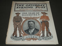 1902 OCTOBER 4 THE SATURDAY EVENING POST MAGAZINE - ILLUSTRATED COVER- SP 1061