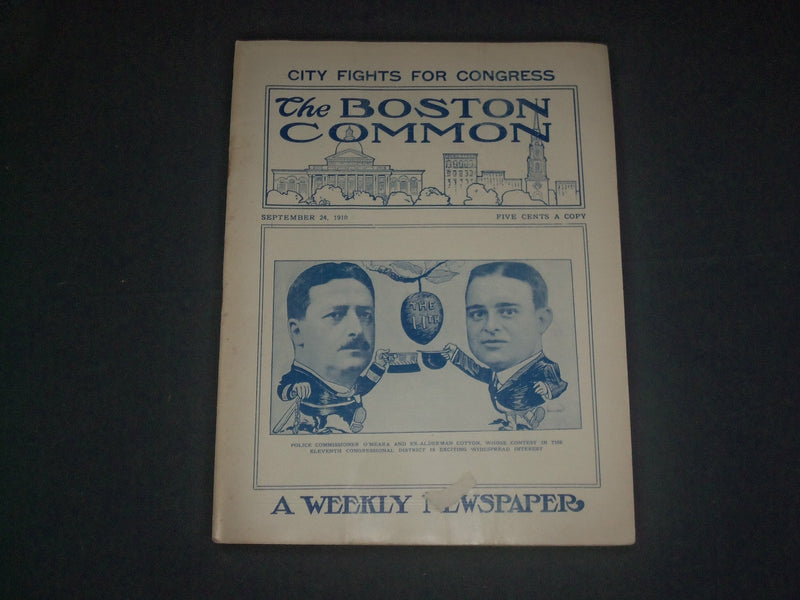 1910 SEPTEMBER 24 THE BOSTON COMMON MAGAZINE - CITY FIGHTS FOR CONGRESS - B 6231